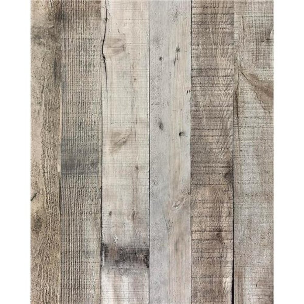 Light Gray Wood Contact Paper Peel and Stick Wallpaper 17.7”x 120” Wood